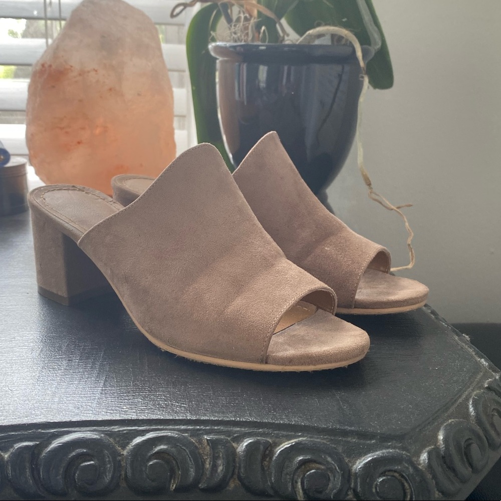14th & Union Suede Sandal Heels